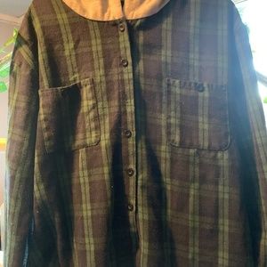 Flannel hoodie